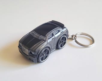 Tooned Chrysler 300C - Hot Wheels Diecast cast on Key Chain