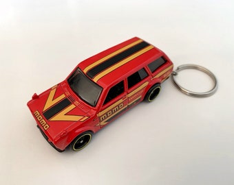 Datsun Bluebird 510 Wagon - Hot Wheels Die cast on Key Chain