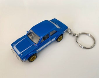 Ford Escort RS 1600 - Premium Hot Wheels Diecast on Key Chain