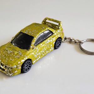 Subaru Impreza WRX 22B STi 1998 - Llavero con figura fundida a presión y pintada a medida