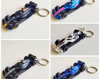 F1 Formula 1 Selection - Hot Wheels Die cast on Key Chain