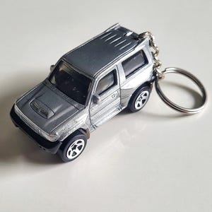 Mitsubishi Pajero Evolution - Polished Hot Wheels Die cast on Key Chain