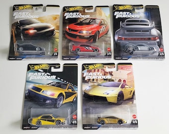 Hot Wheels - Fast and Furious - Selection - Premium Metal on Metal Real Riders Collectable