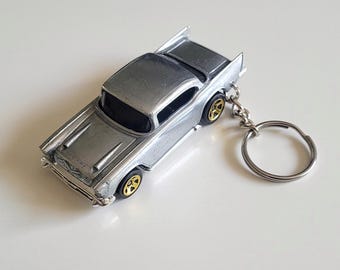 1957 Chevy - Polished Hot Wheels Die cast on Key Chain