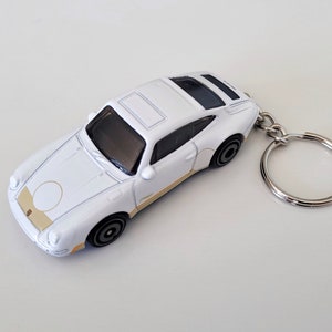 1996 Porsche Carrera - Hot Wheels Die cast on Key Chain
