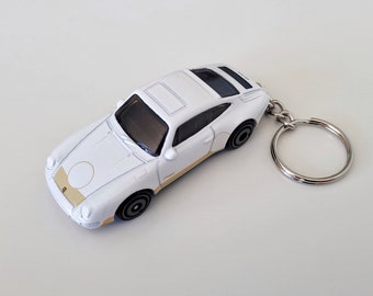 1996 Porsche Carrera - Hot Wheels Die cast on Key Chain