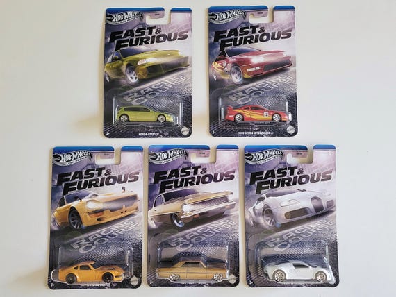 Hot Wheels - Fast and Furious- Silver Series - Selection - 1/64