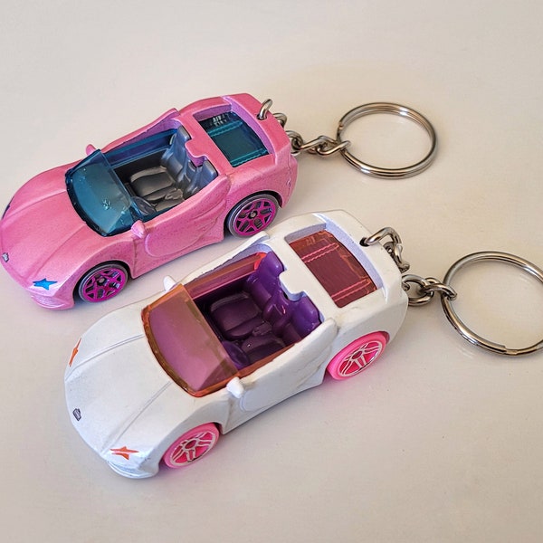 Barbie Extra - Hot Wheels Die cast on Key Chain