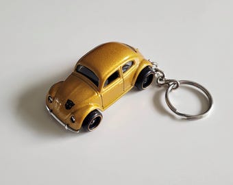 Volkswagen Beetle Bumblebee - Hot Wheels Die cast em chaveiro