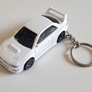 1998 Subaru Impreza WRX 22B STi - Hot Wheels Diecast on Key Chain