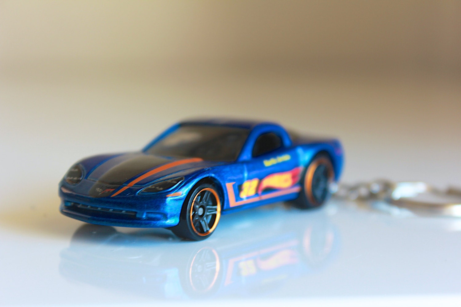 C6 コルベット - ホットウィール ダイキャスト キーチェーン