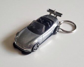 Mazda MX5 Miata - Polished Hot Wheels Die cast on Key Chain