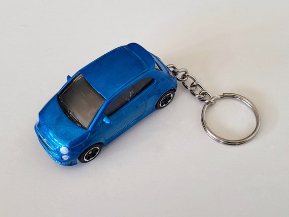 Fiat 500 Matchbox Diecast on Key Chain -  Finland