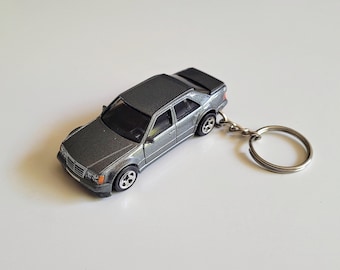 Mercedes Benz 500E - Miniatura Hot Wheels em chaveiro