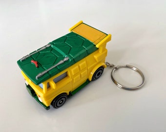 TMNT Party Wagon - Hot Wheels Die cast on Key Chain