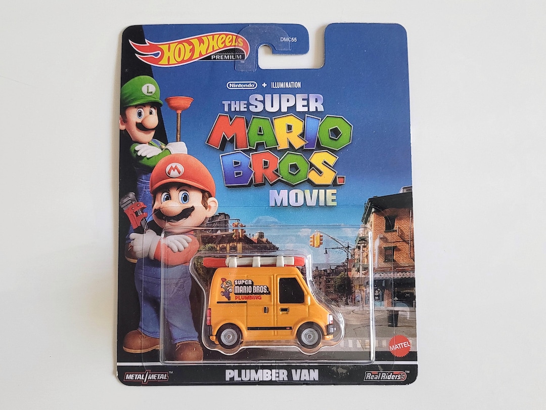Buy Super Mario Bros Movie Plumber Van Hot Wheels Premium