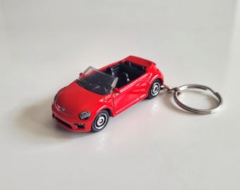 2019 Volkswagen Beetle Convertible - Matchbox Diecast on Key Chain