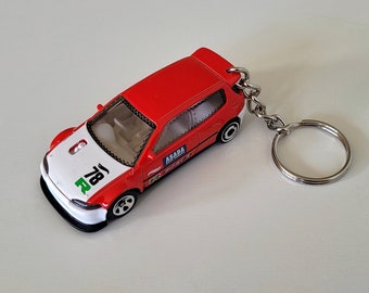 Honda Civic EG Custom - Hot Wheels fundido em chaveiro