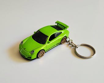 Porsche 911 GT3 RS - Fast and Furious Hot Wheels Die cast on Key Chain