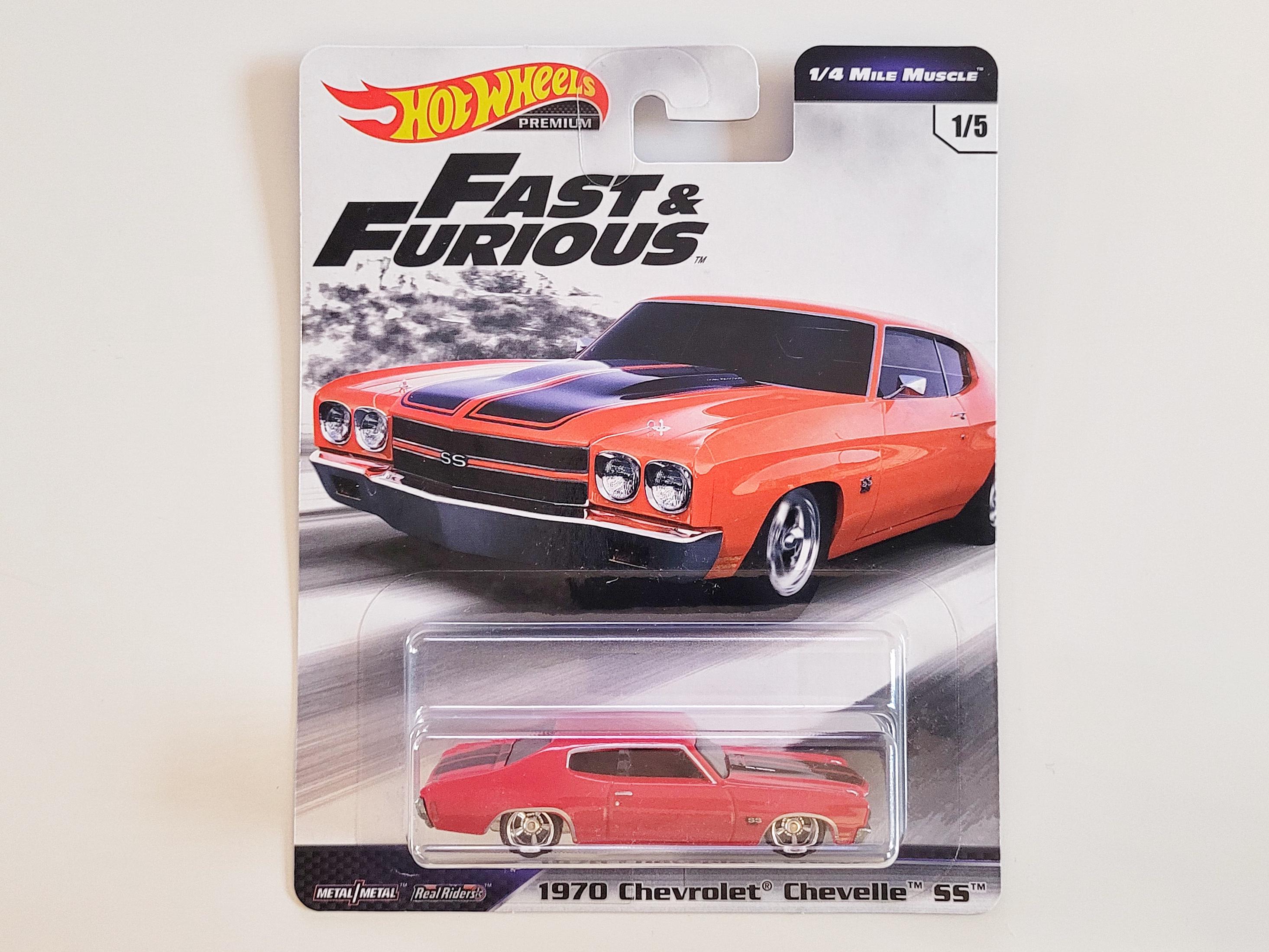 Hot Wheels - Fast and Furious- 1/4 Mile Muscle - Selection