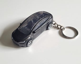Tesla Model X - Matchbox Die cast on Key Chain