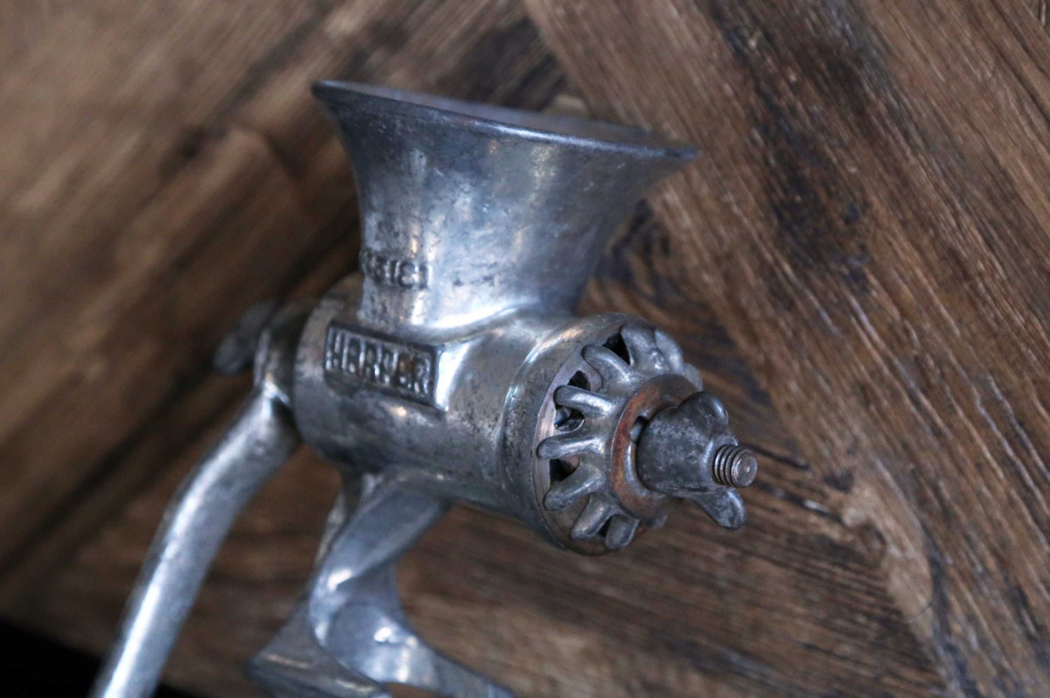 Vintage Galvanised Harper 'beatrice' Mincer Etsy Australia