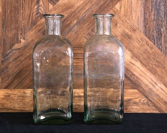 Vintage große Glas chemische Flaschen