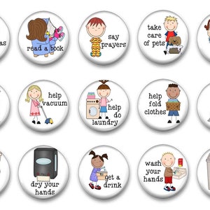 Visual Routine Magnets or Clips Autism Routine Learning - Etsy