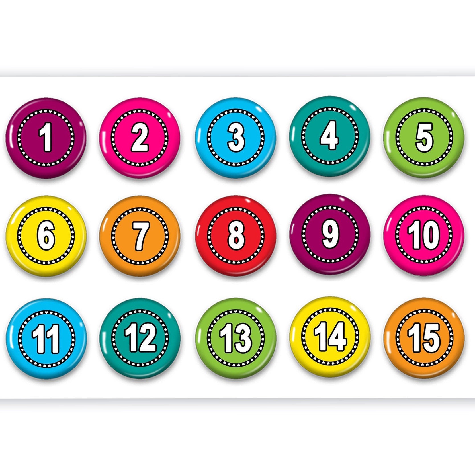 Number Magnets for Counting - Preschool Learning - Montessori - Numbe…