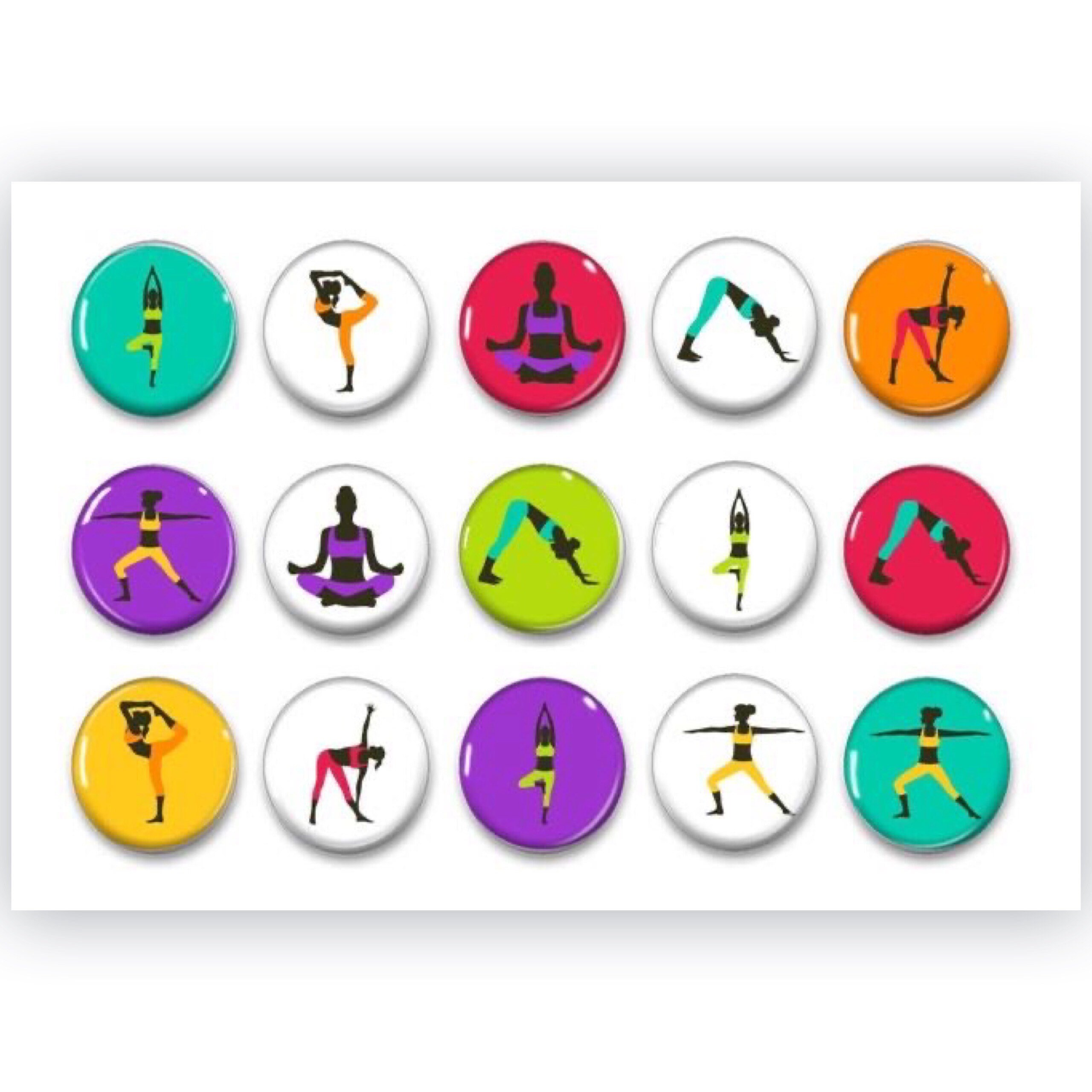 Yoga Fridge Yoga Teacher Gift Yoga Class Yoga Etsy