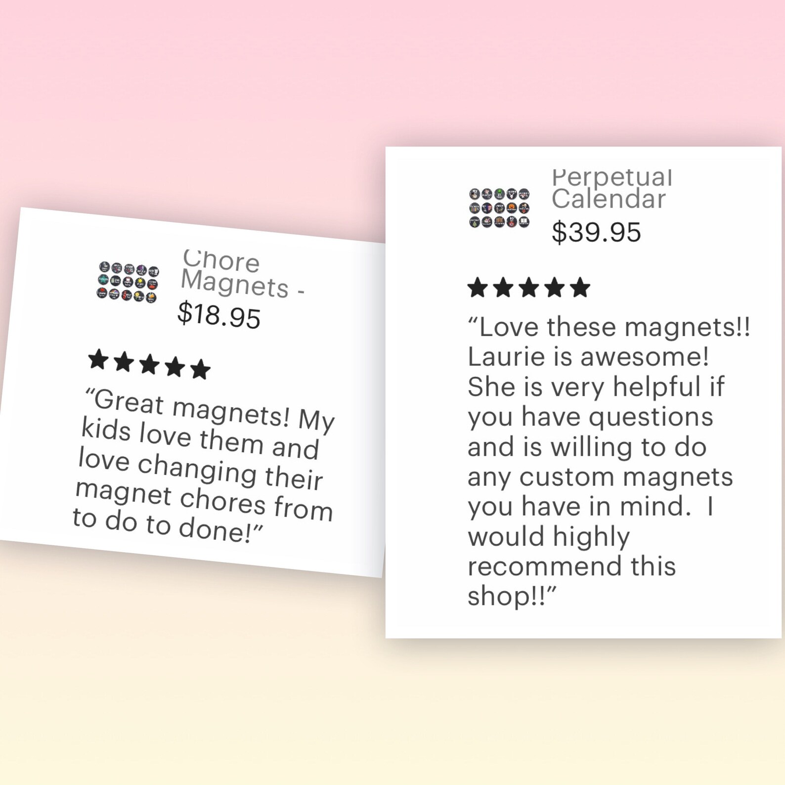 Colorful Chalkboard Perpetual Calendar Illustrated Etsy