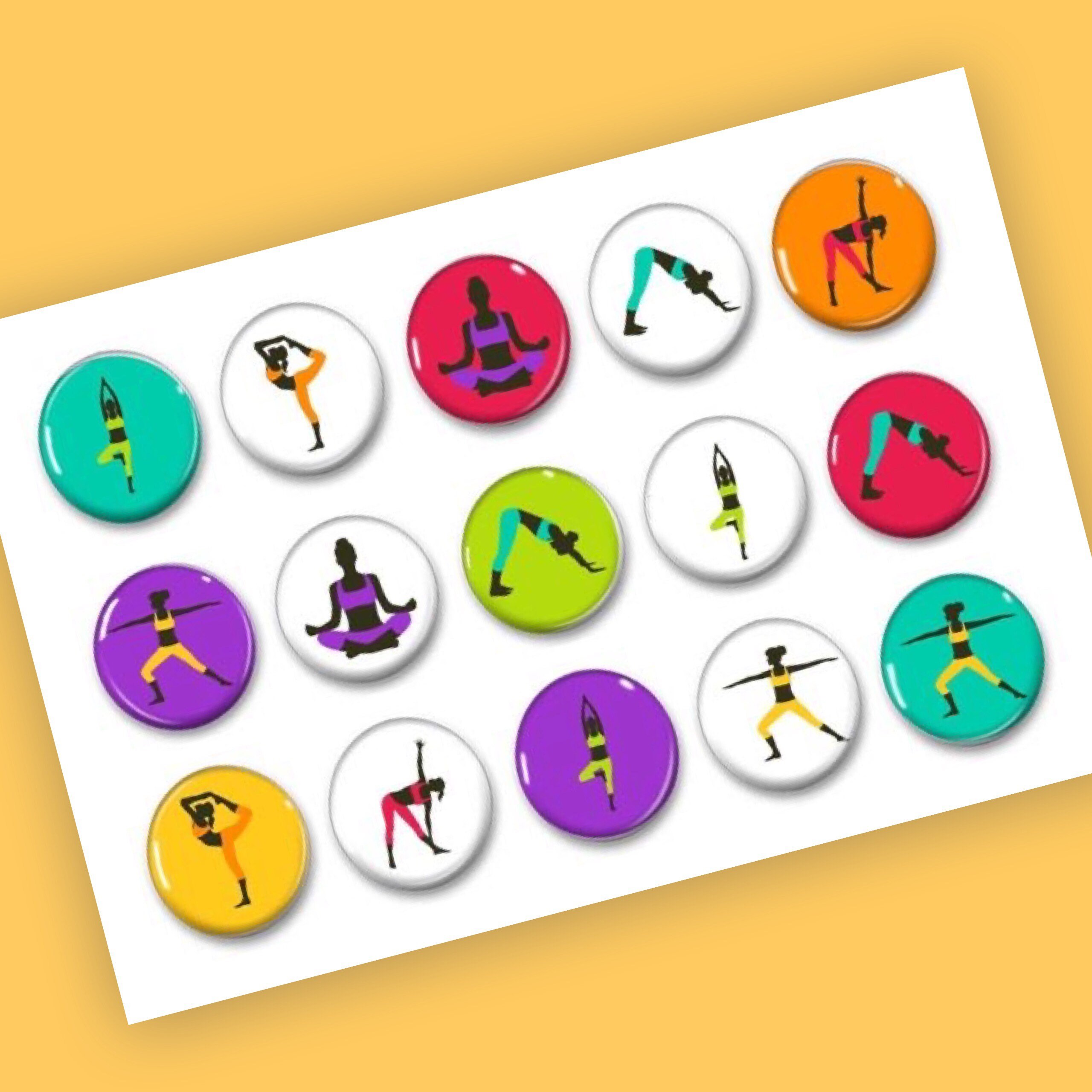 Yoga Fridge Yoga Teacher Gift Yoga Class Yoga Etsy