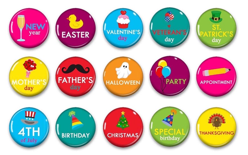 Perpetual Calendar Magnets Holiday Magnets Classroom Etsy Perpetual Calendar Magnets Holiday Magnets Classroom Etsy
