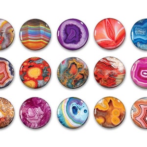 Colorful Gem Magnets - Educational Toy - Geode - Geology - Geologist - Environment - Rock