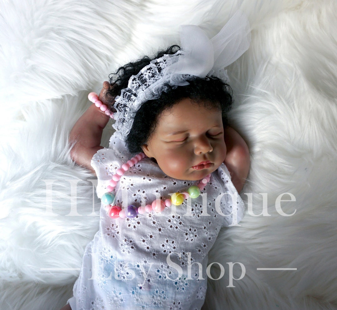 Reborn Black-skinned High Quality Toddler Reborn Baby Like Real