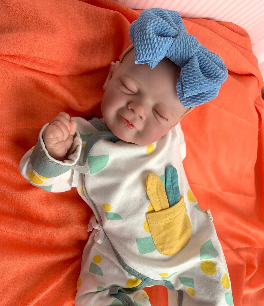 Reborn Baby Dolls Soft Cloth Body Reborn Dolls Toddler 3D Skin With