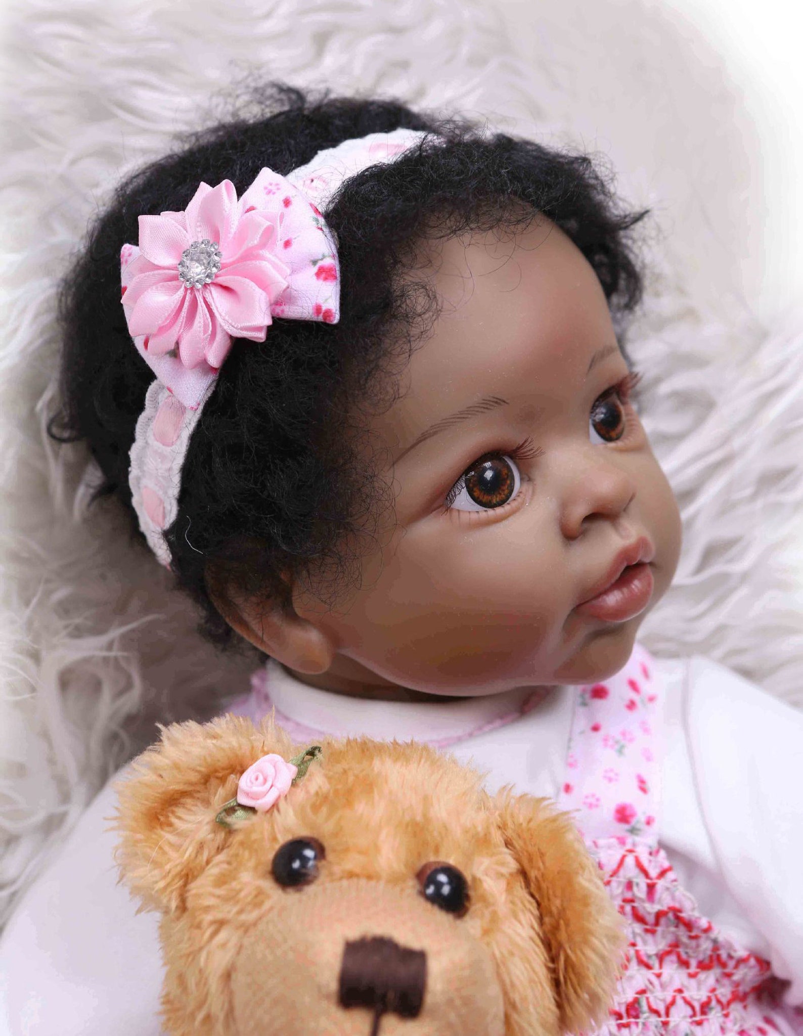 Кукла Реборн Темнокожая Купить Озон