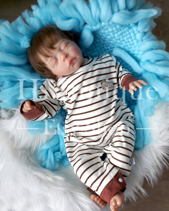 16inch Reborn Baby Dolls Full Body Silicone Realistic Bebe Boneca Newborn  Sleeping Boy Soft Touch Toys For Children Kids Gifts