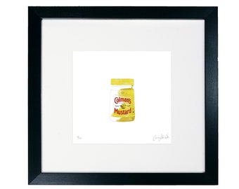Mustard Print - Art for the Kitchen - Food Collection - Limited Edition Print