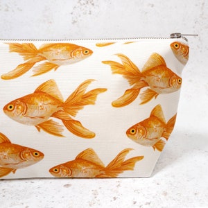 Goldfish Wash Bag Made in Britain Toiletry Bag image 4