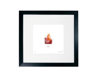 Negroni Cocktail Print - Cocktail Collection - Limited Edition Print