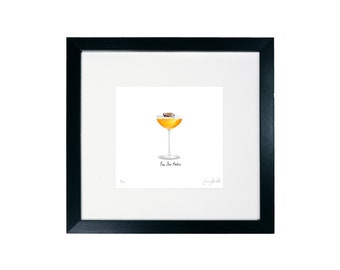 Porn Star Martini Print - Cocktail Collection - Framed Limited Edition Print