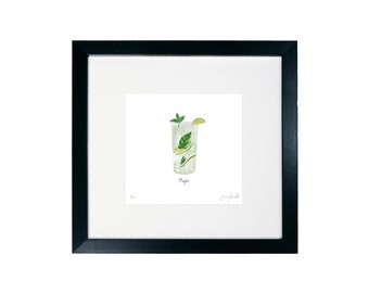 Mojito Cocktail Print - Cocktail Collection - Limited Edition Print