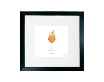 Aperol Spritz Print - Cocktail Collection - Limited Edition Print