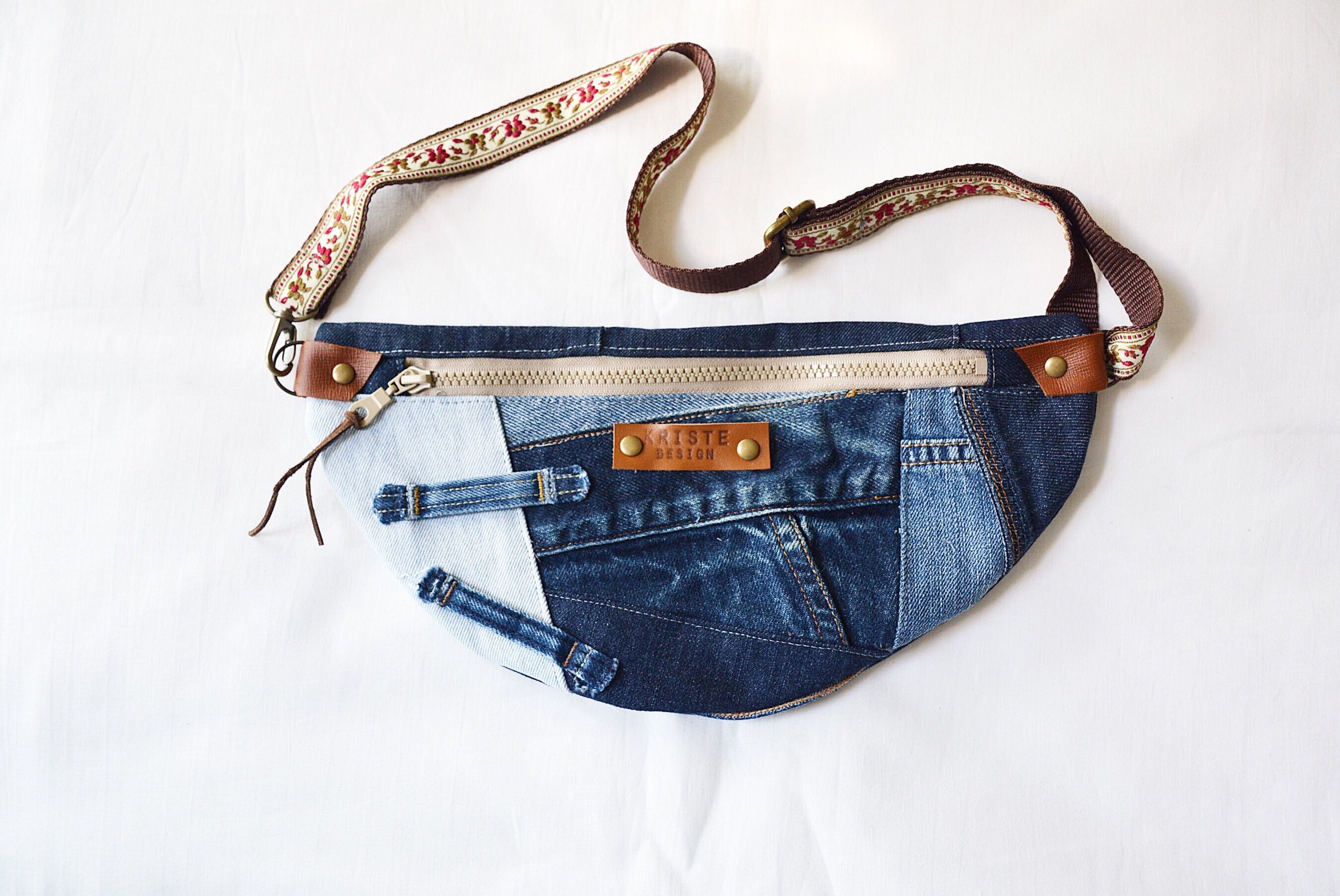 FLAT Fanny pack/ Bum bag/ Waist bag/ Hip bag Etsy