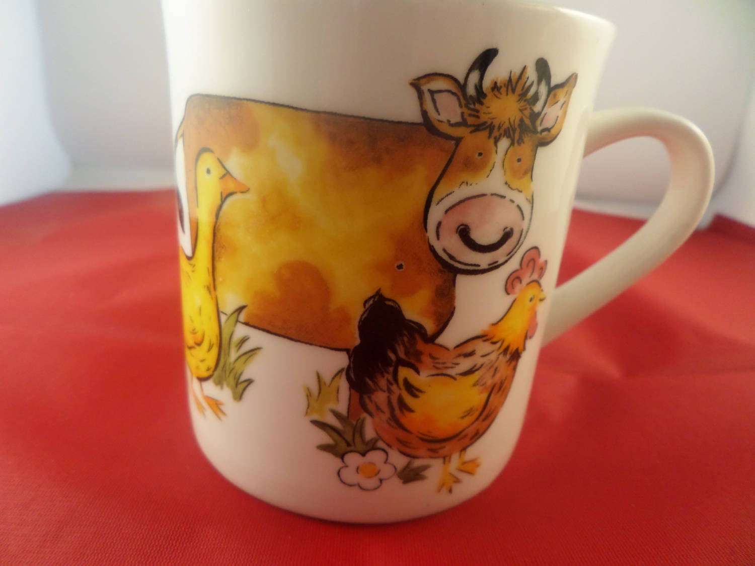 coffee mug tea mug farm animals cup straight sided mug cow Etsy