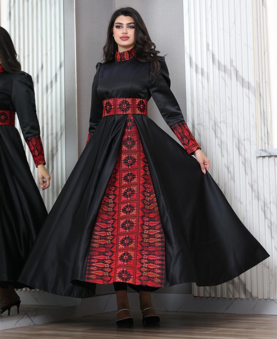A Beautiful Life 100% Rayon Peasant Dress