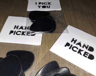 Vinyl Guitar Picks *Handmade from recycled records* (pack of 5)