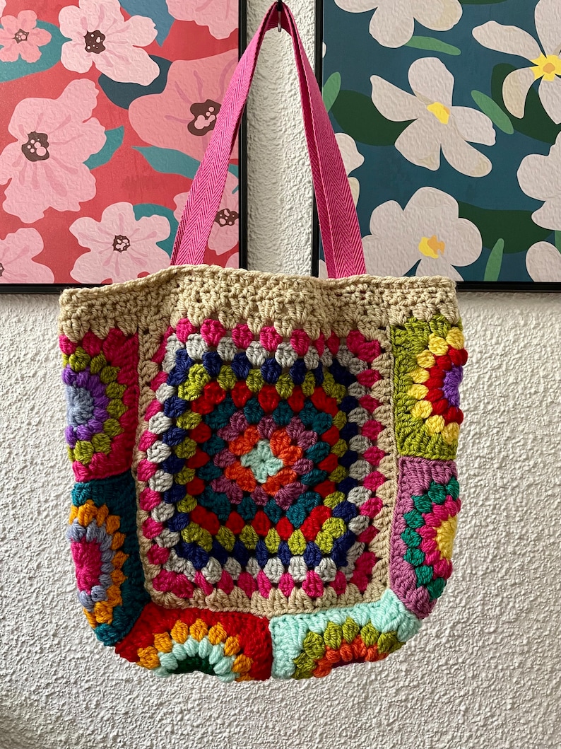 PREVENTA Tote bag crochet imagen 3