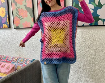 Chaleco/Jersey crochet